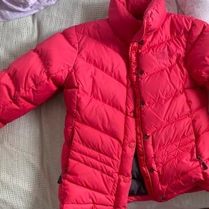 North Face Winter Puffer Coat Women's Pink / Salmon S/P